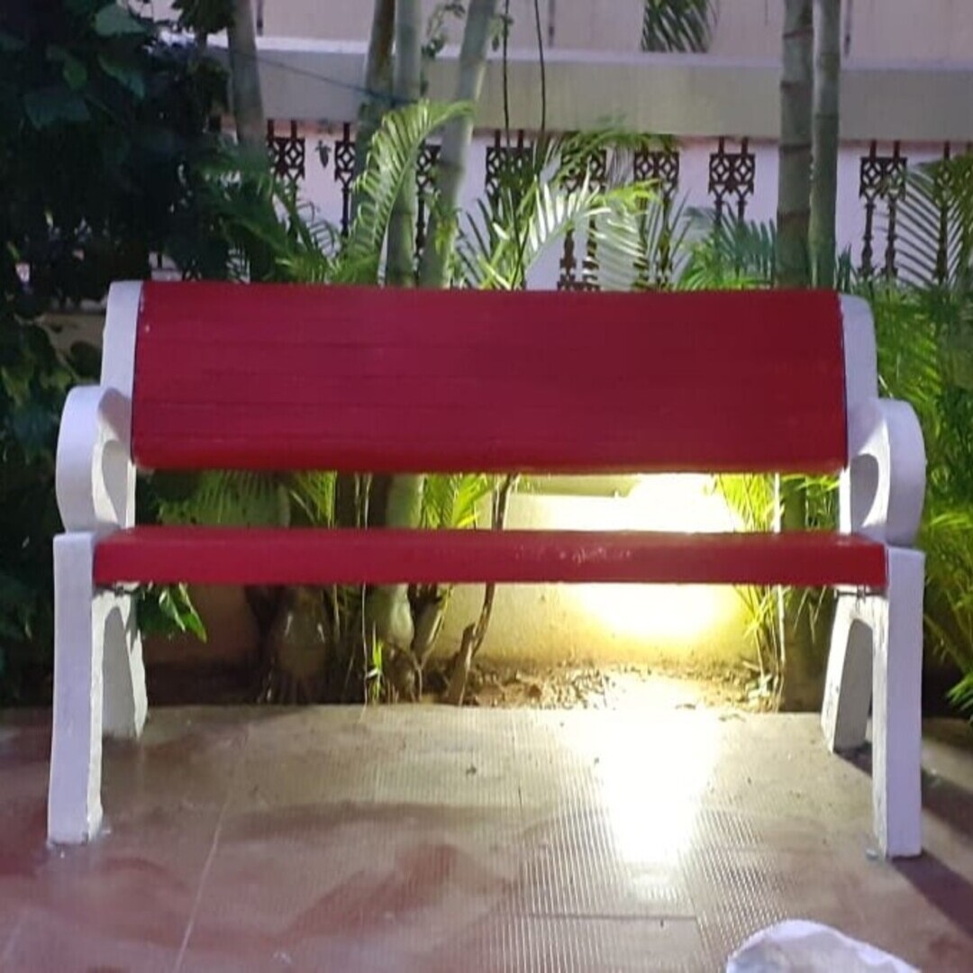 Cement Park Bench